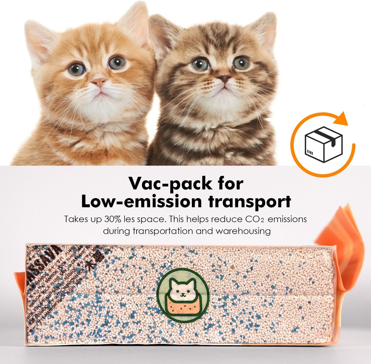 Vanilla Cassava Cat Litter Cubic Pack - Noisylion