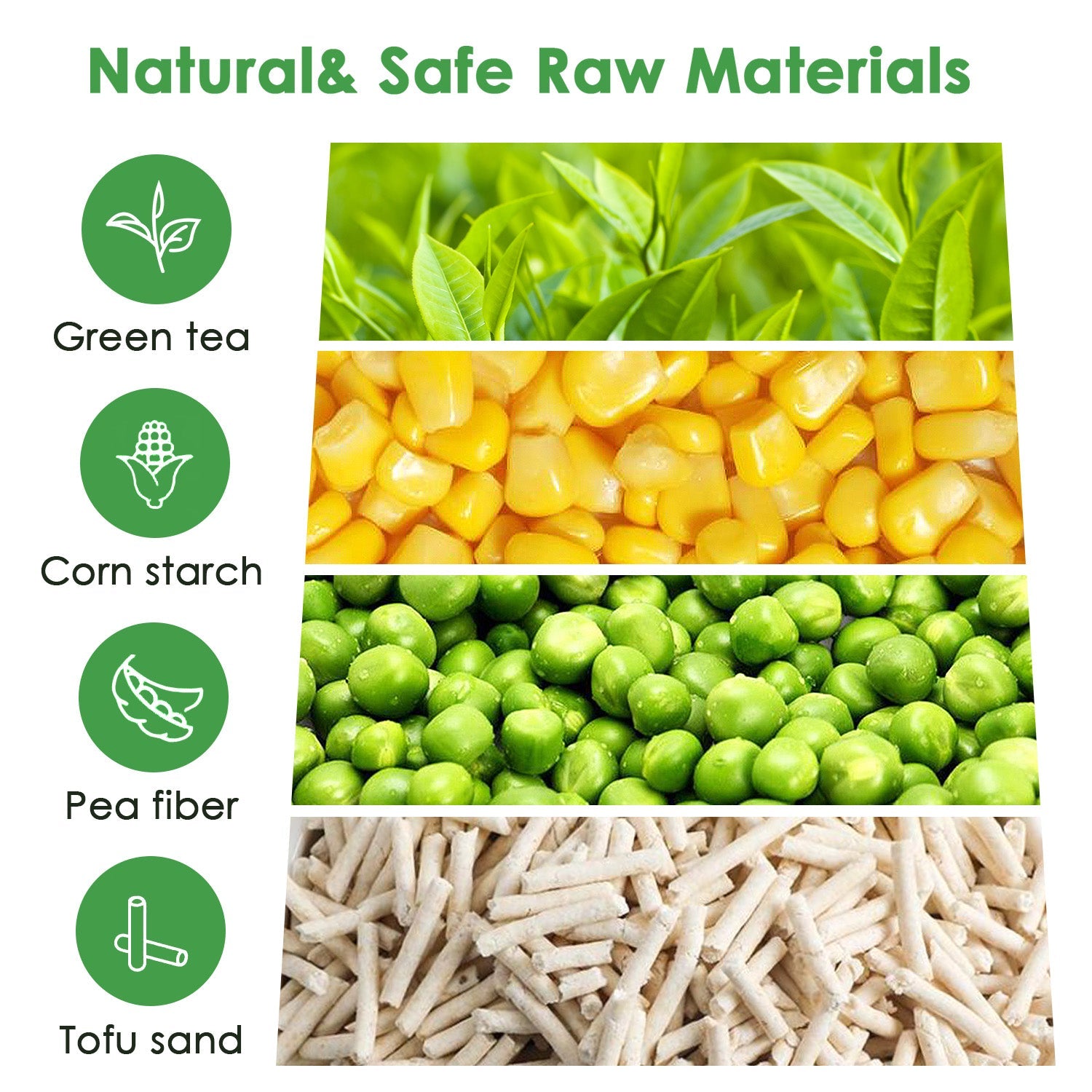 Vanilla White Tea Tofu Cat Litter Cubic Pack - Noisylion