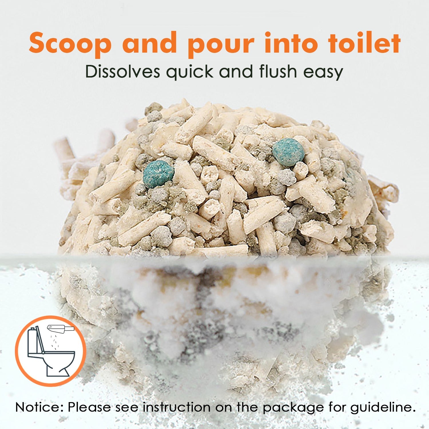 Vanilla White Tea Tofu Cat Litter Cubic Pack - Noisylion