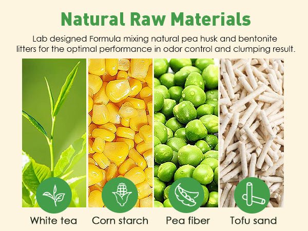 Vanilla White Tea Tofu Cat Litter Cubic Pack - Noisylion