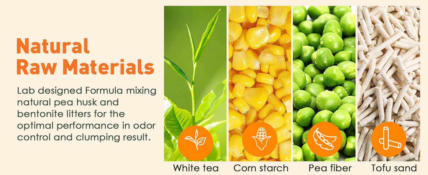 Vanilla White Tea Tofu Cat Litter Cubic Pack - Noisylion