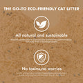 vanilla white‑tea tofu cat litter bag – low‑dust flushable eco‑friendly litter for cats in Canada